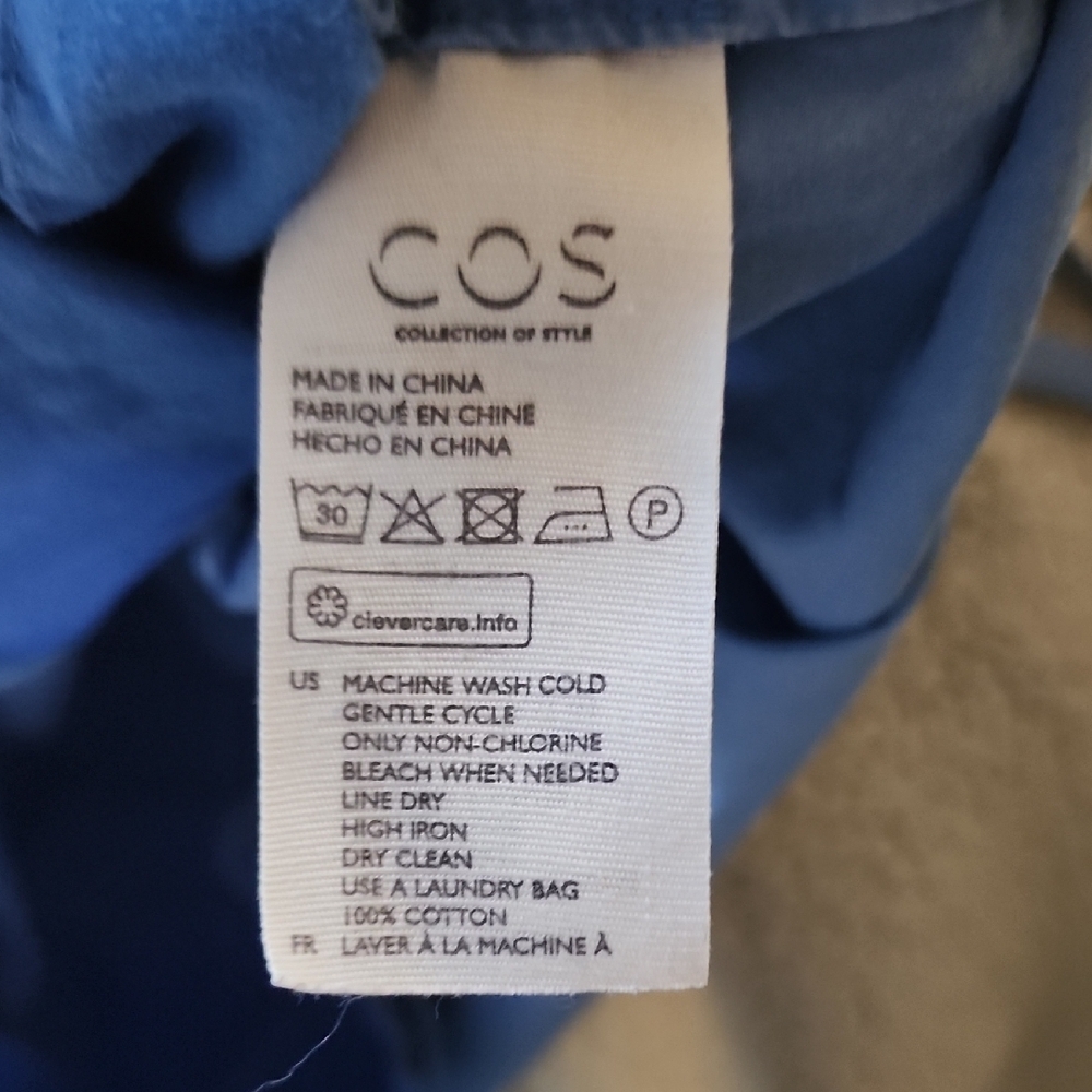 COS Blue Cotton Dress - Picture 13 of 14